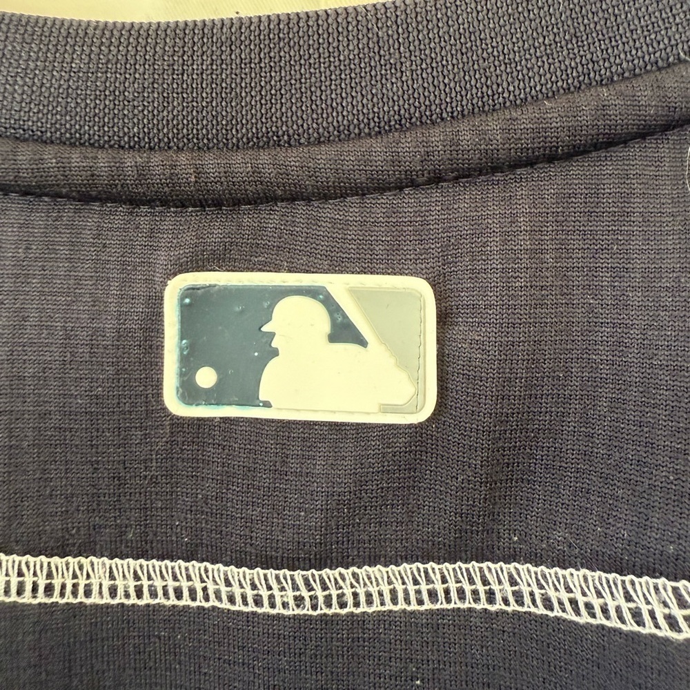 New York Yankees Majestic Authentic MLB Mens Sz L Navy Pocketed 2014 Sweatshirt - Picture 4 of 8